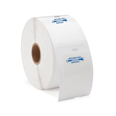 Petoskey Plastics (1 Roll/500) Generic Labels w/ Blue Wrench Image FB-P9933-94